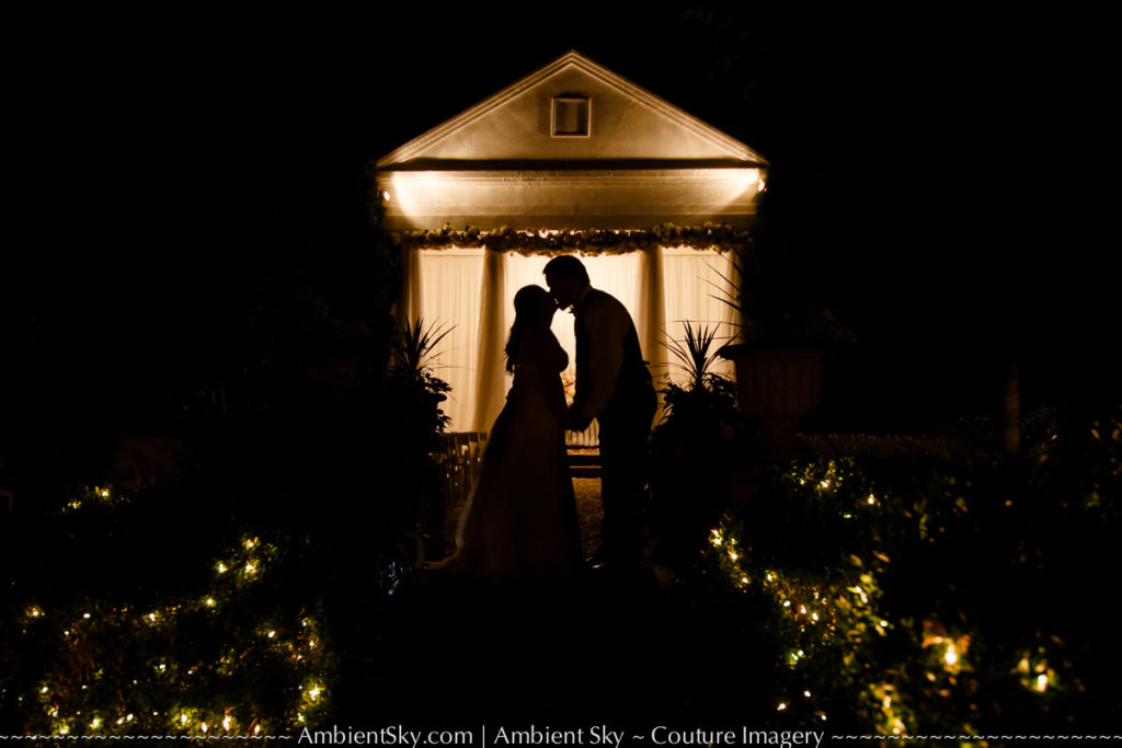 Gray Gables Night Bride & Groom Photo