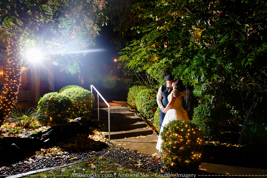 Gray Gables Wedding Photography Twinkle Light Night Shots