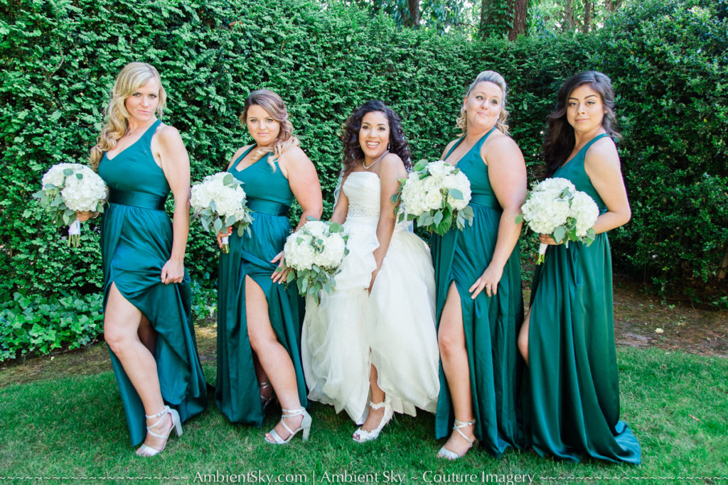 Bridesmaids Sassy Leg Wedding Photography