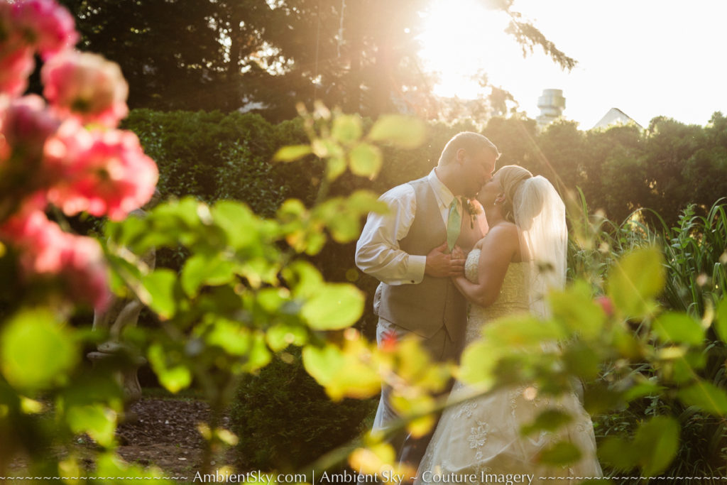 Romantic Sunset Wedding Photography