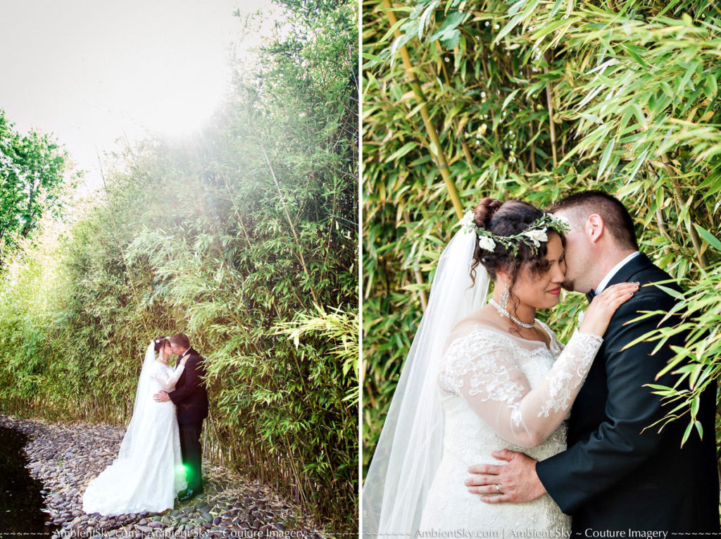Water Oasis Wedding Photography Kissing