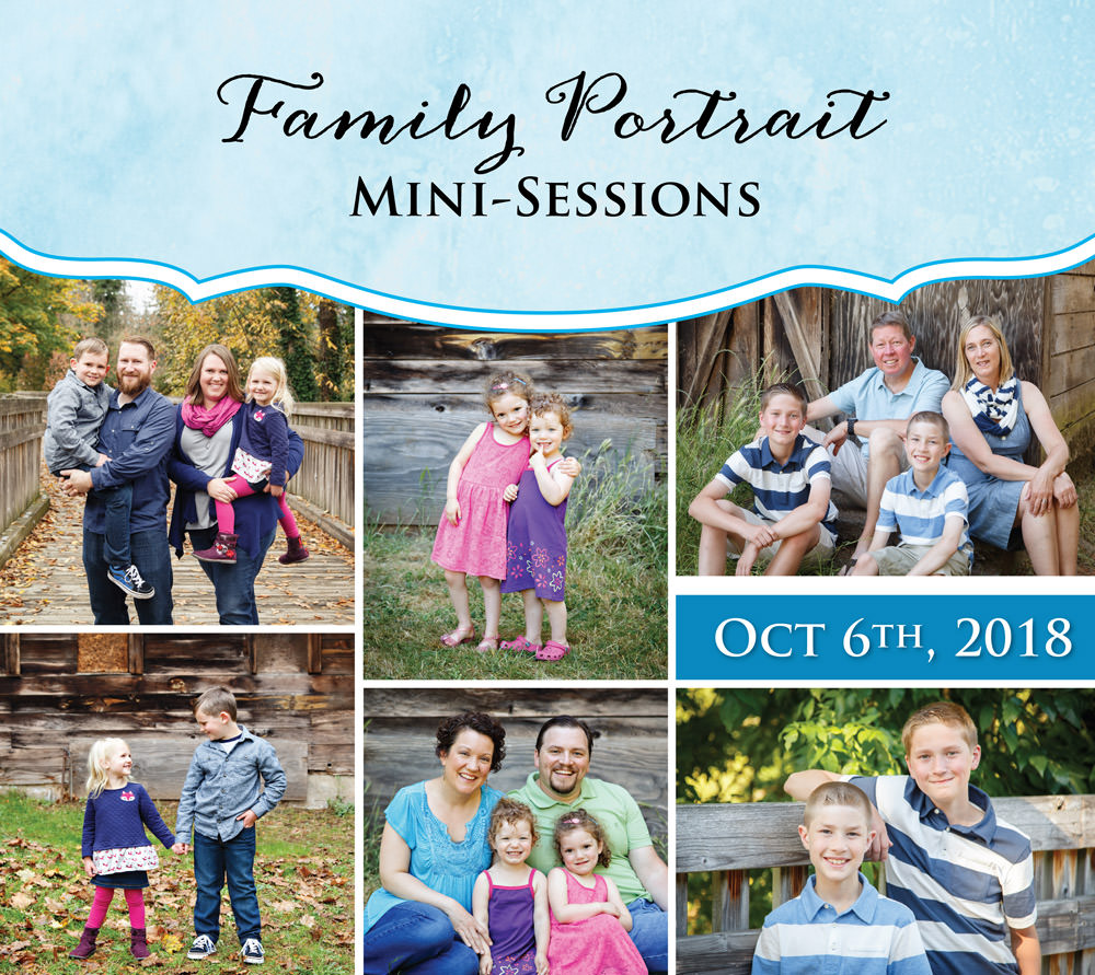 Fall Family Portrait Mini Sessions in Tualatin, Portland, Tigard, Lake Oswego, Oregon
