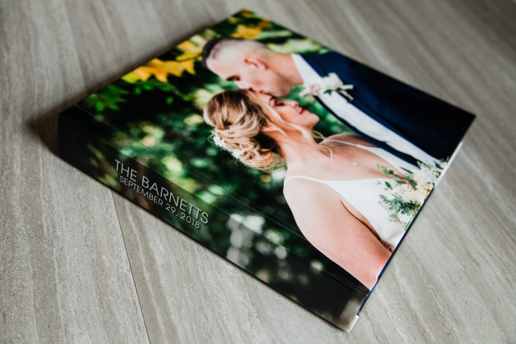 Wedding album heirloom artwork