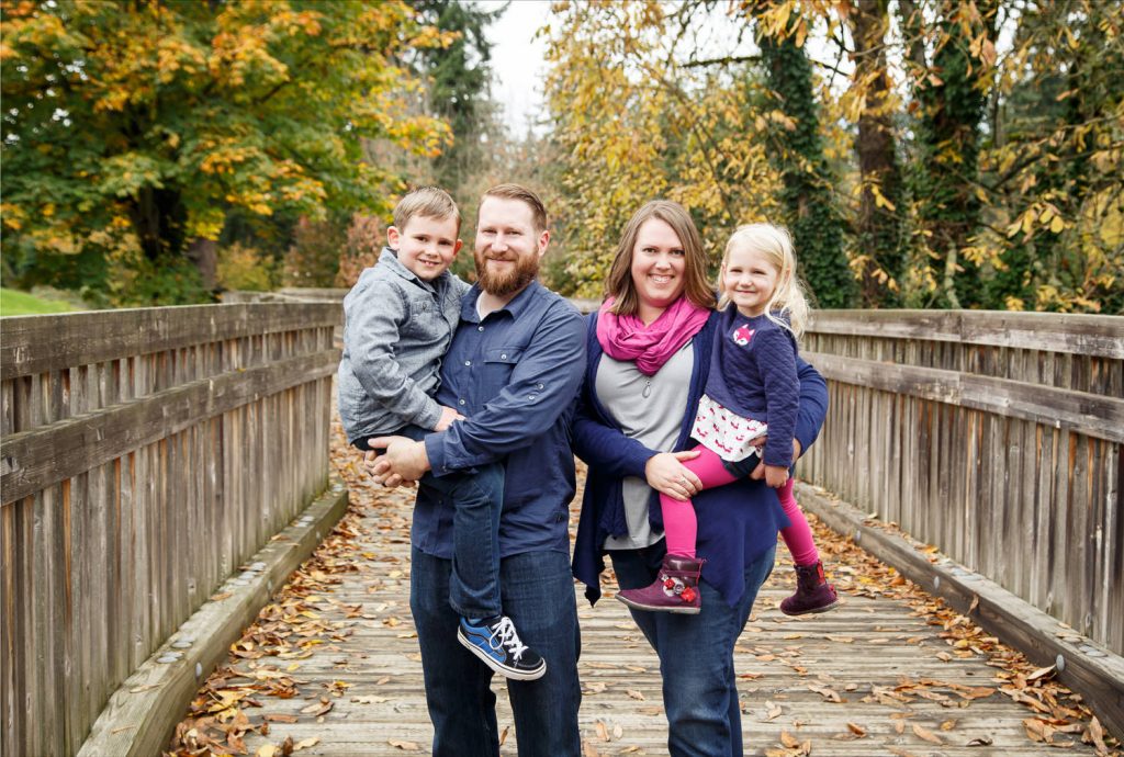 Outdoor Portland Family Photography at a park